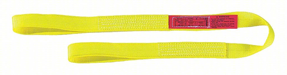 WEB SLING,FLAT EYE,4 FT L,10000 LB CAP.
