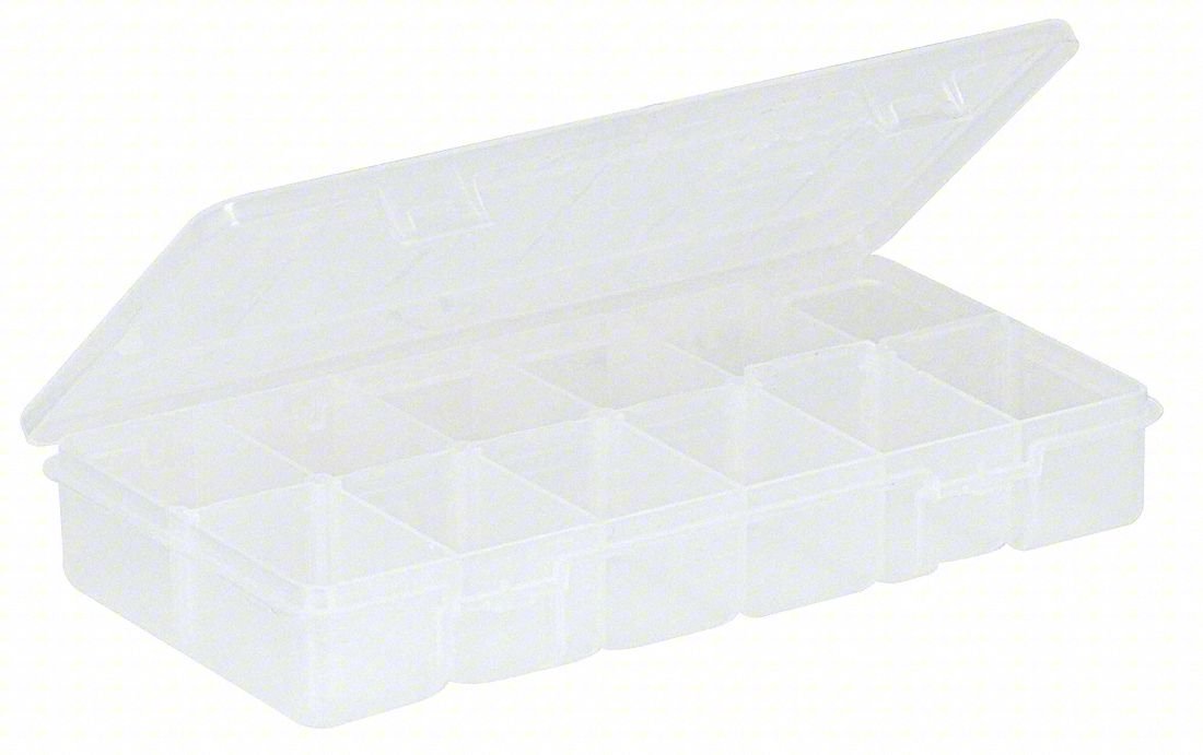Comprt Bx,Molded Tension,Clr,1.38 in