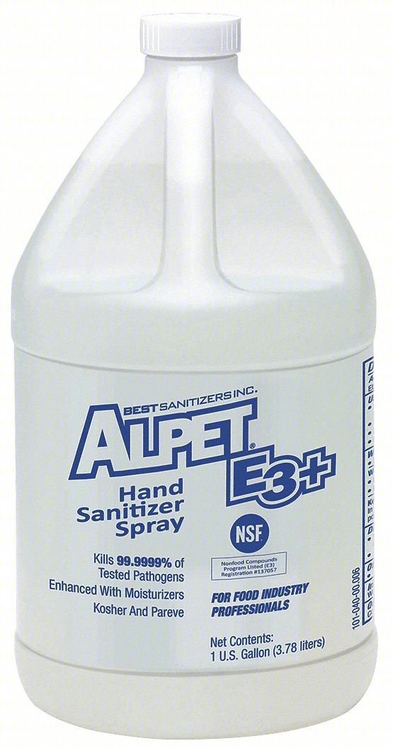 HAND SANITIZER,1 GAL,FRAGRANCE FREE,PK4