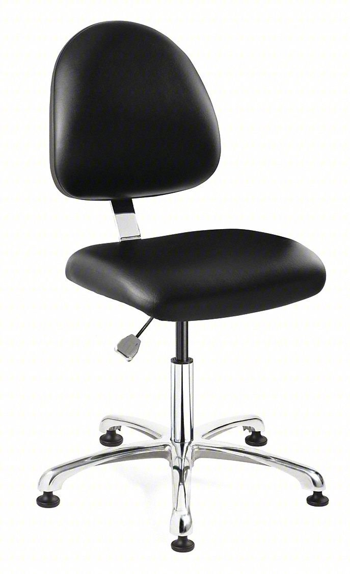 OFFICE CHAIR,41.5 IN H,SILVER