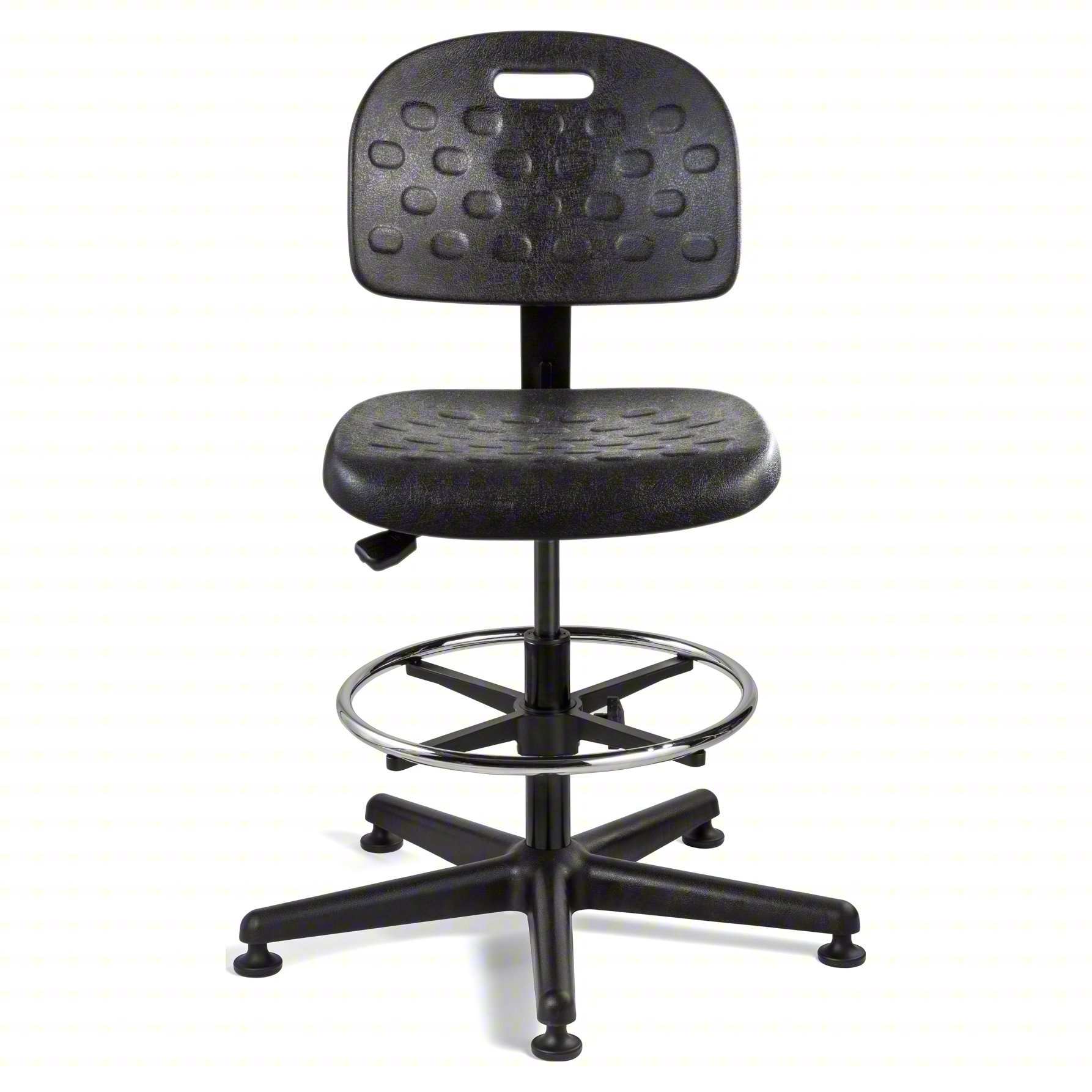 DRAFTING CHAIR,41.75 IN H,BLACK