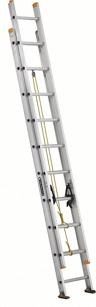 Extension Ladder,Aluminum,20 ft.,I