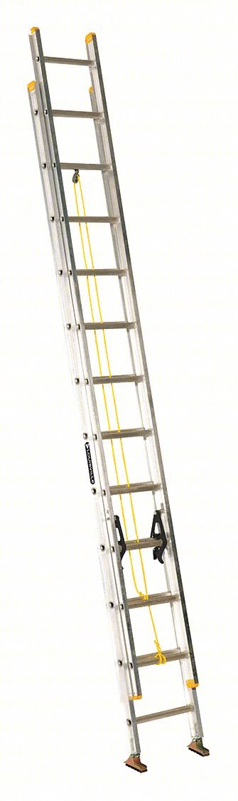 Extension Ladder,Aluminum,24 ft.,I