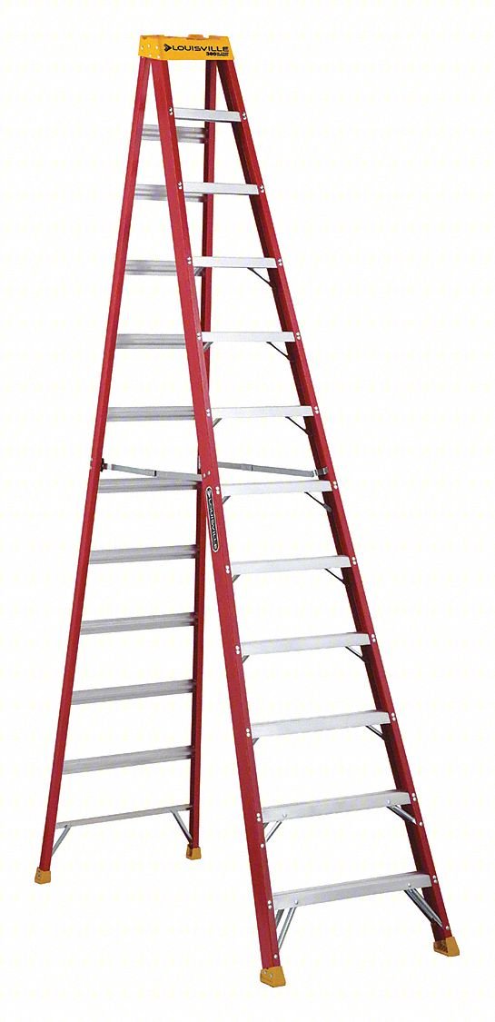 Stepladder,Fg,12 ft.,300 lb.