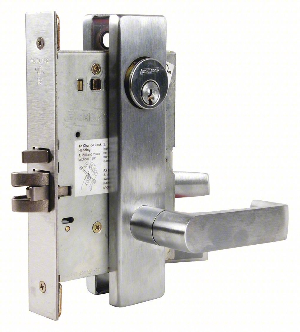 Entry Lock, 06L Trim, Satin Chrome, C123
