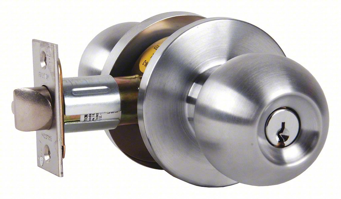 Knob Lockset,Mechanical,Storeroom,Grd. 2