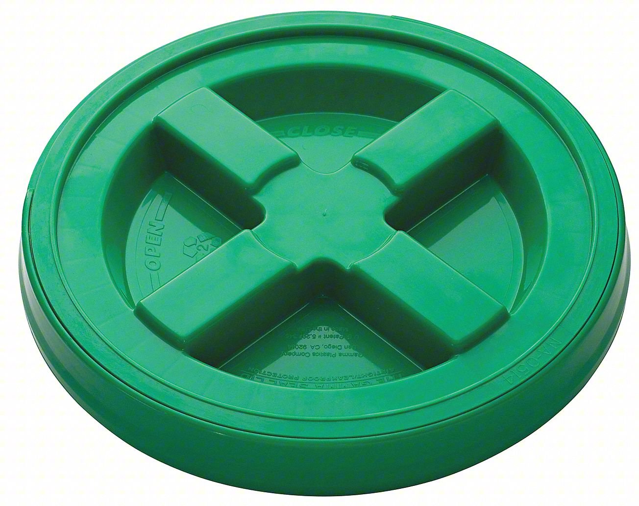 Plastic Pail Lid,Green,HDPE