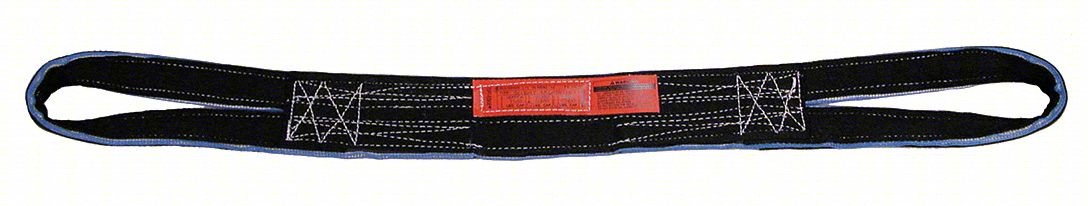 WEB SLING,REVERSE EYE,4 FT L,7,700 LB