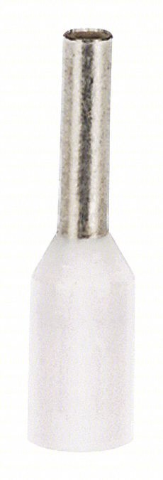 FERRULE: WHITE, POLYPROPYLENE, 20 AWG +