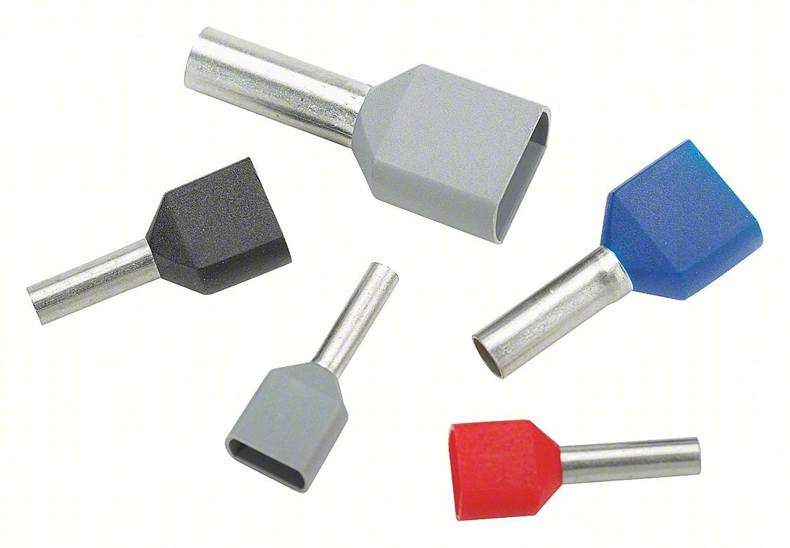 FERRULE: BLUE, POLYPROPYLENE, 14 AWG + 1