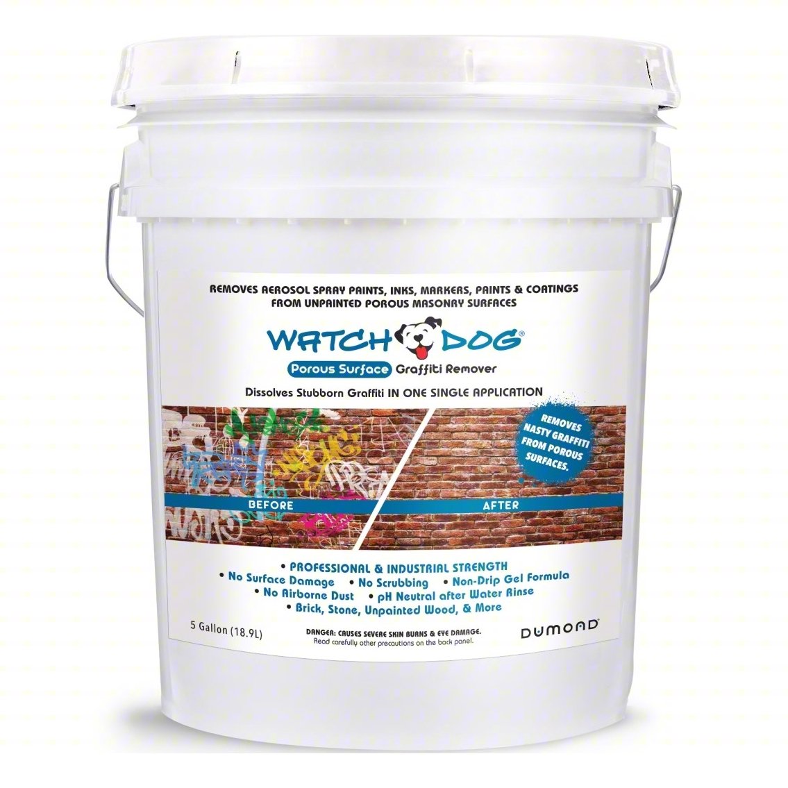 Graffiti Remover,5 gal Bucket, Paste