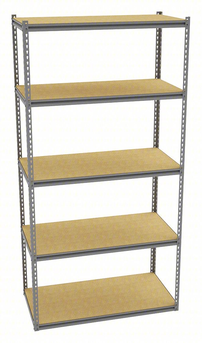 Boltless Shelving,24x96x48in, Strtr