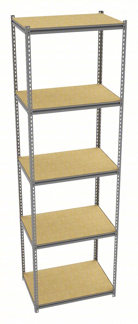 Boltless Shlvng,24x120x36in, Strtr