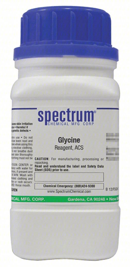 GLYCINE: ACS, 100 G, 56-40-6, REAGENT, P