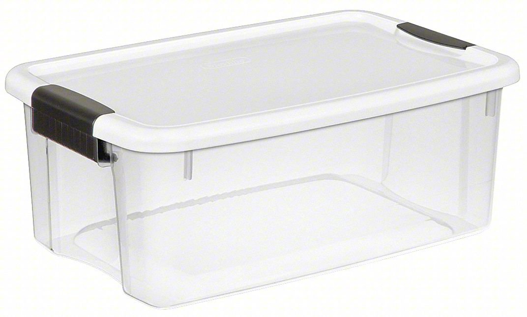 STORAGE TOTE: 4.5 GAL, 18 1/8 IN X 12 1/