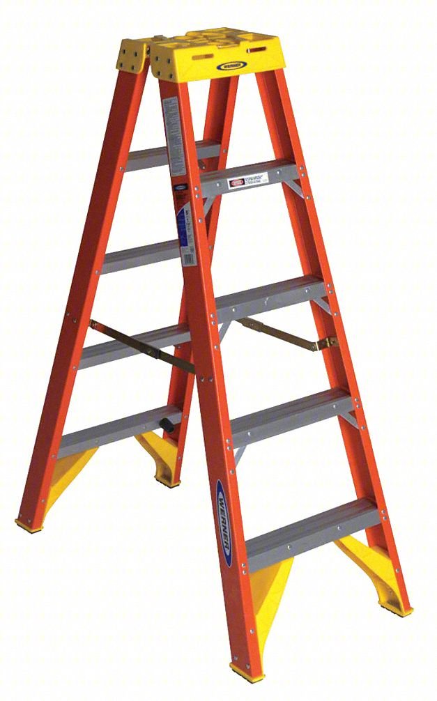 TWIN STEPLADDER: 5 FT LADDER SIZE, FIBER