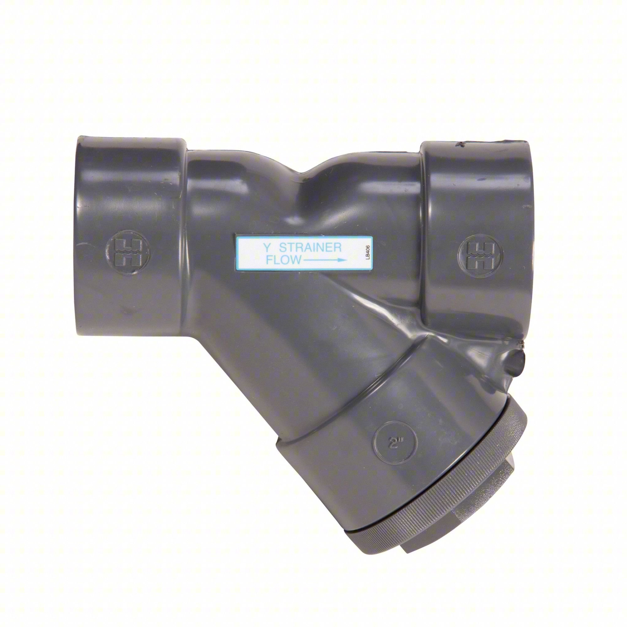 Y Strainer,3" H,7 mesh,PVC