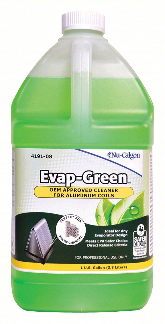 COIL CLEANER, 1 GAL, JUG, GREEN
