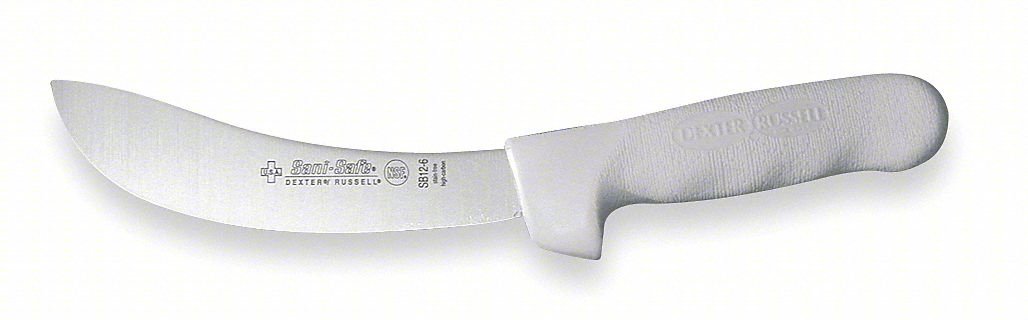 BUTCHER/SKINNING KNIFE: CURVED, 11 IN OV