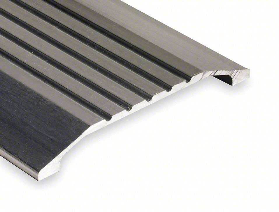 Saddle Threshold,Fluted Top,6 ft.,Alum