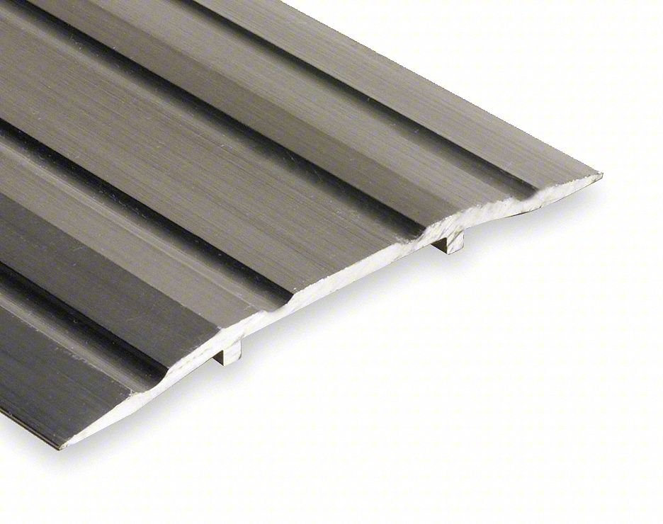 Saddle Threshold,Fluted Top,6 ft.,Alum