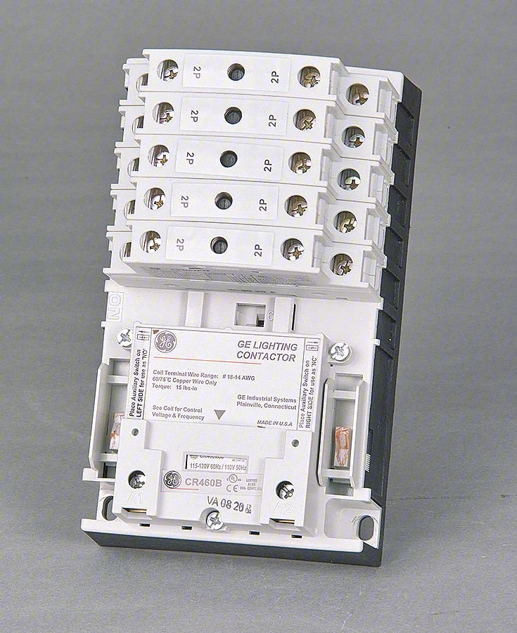 LIGHTING MAGNETIC CONTACTOR: 10 POLES, 1