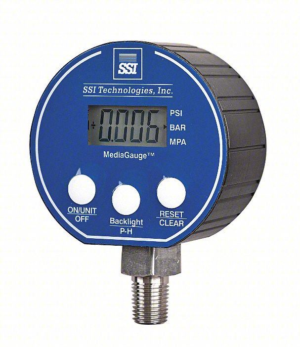 Digital Pressure Gauge,1000 PSI MG-9V