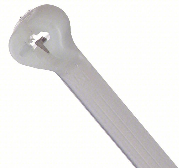 Cable Tie,11.4 in,Natural,PK100