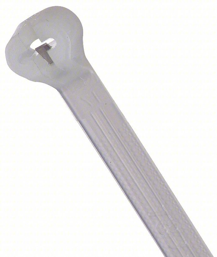 Cable Tie,7.3 in,Natural,PK100