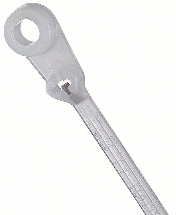 Cable Tie,5.9 in,Natural,PK100