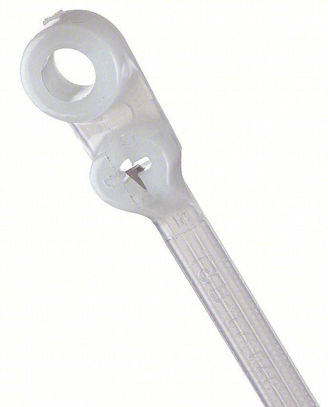 Cable Tie,7.8 in,Natural,PK100