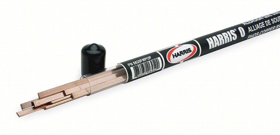Brazing Rod,1/8x20,1310-1475 F,PK7