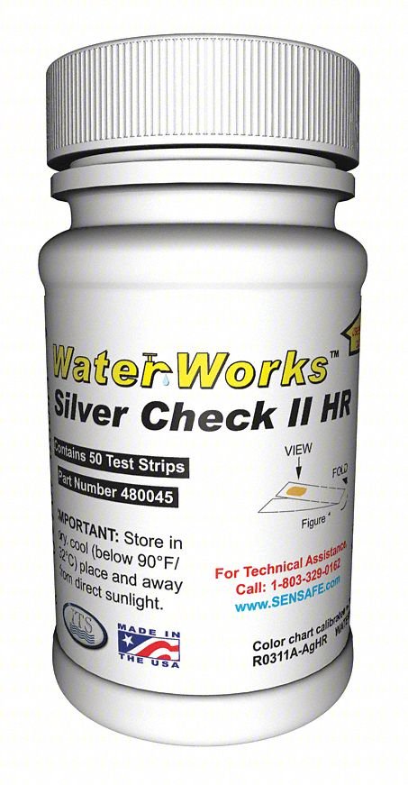 TEST, L,50 TO 1,000 PPB SILVER,PK50