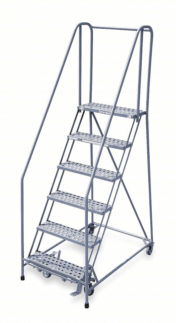 Rolling Ldr,Welded,Hndrl,Platfm 60In H