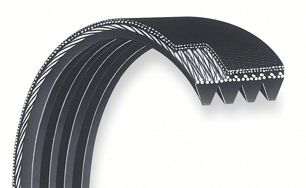 Micro Ribbed V-Belt,490J6,49in