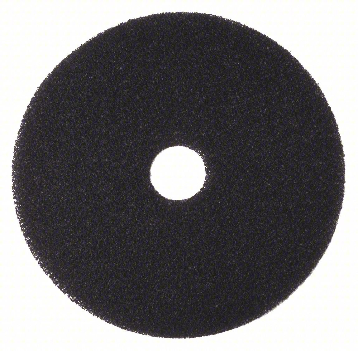 STRIPPING PAD,18 IN DIA,BLACK,PK5