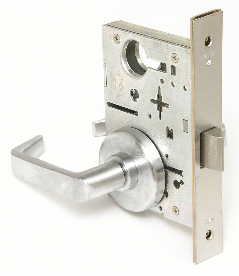Lever Lockset,Mechanical,Passage,Grd. 1