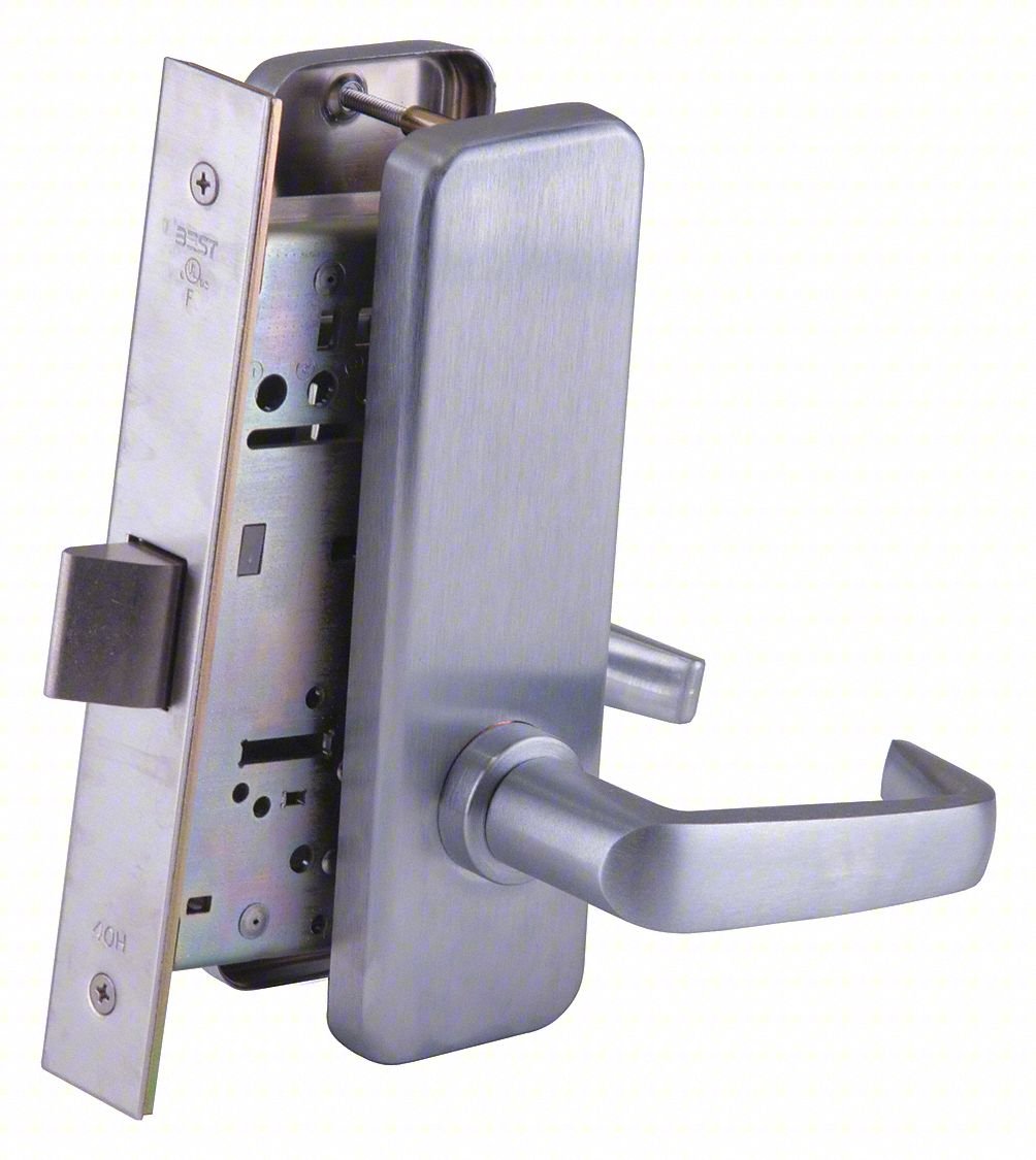 Lever Lockset,Mechanical,Passage,Grd. 1