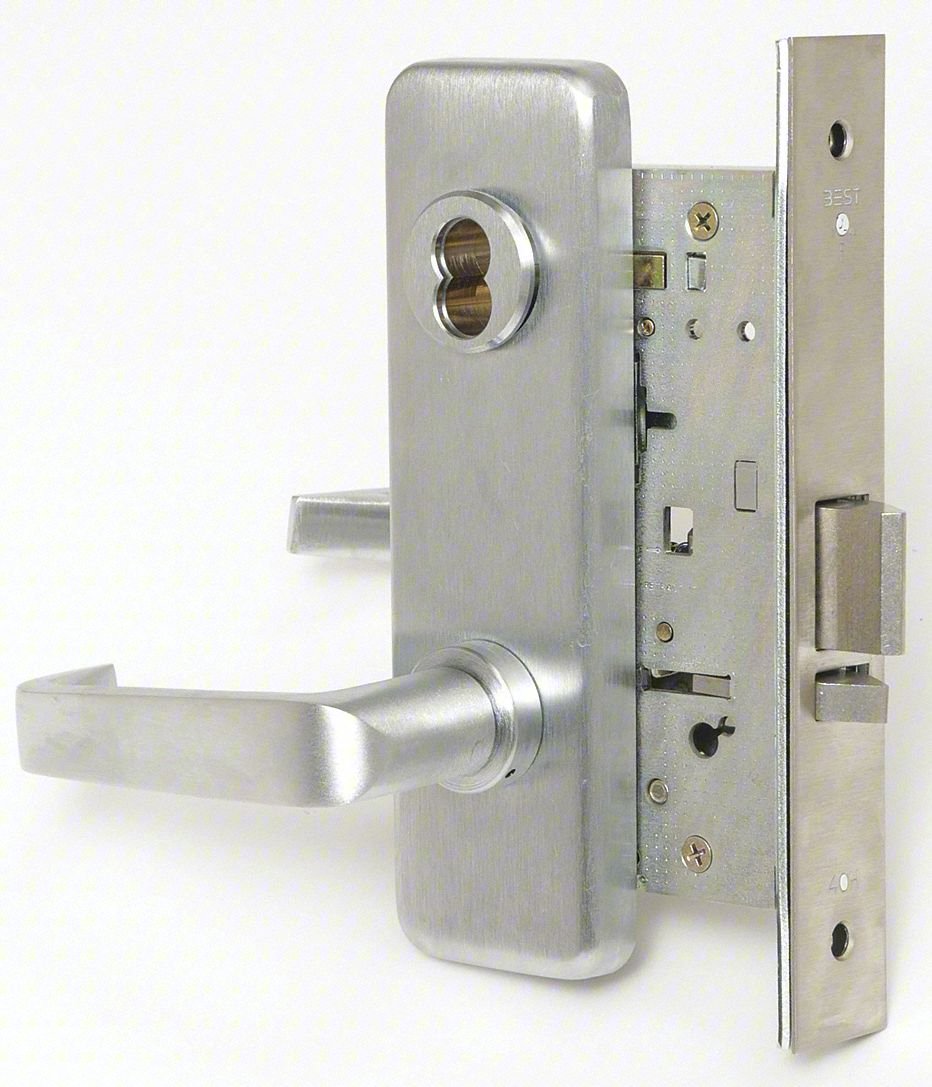 DOOR LOCKSET: OFFICE LEVER LOCKSETS, CHR