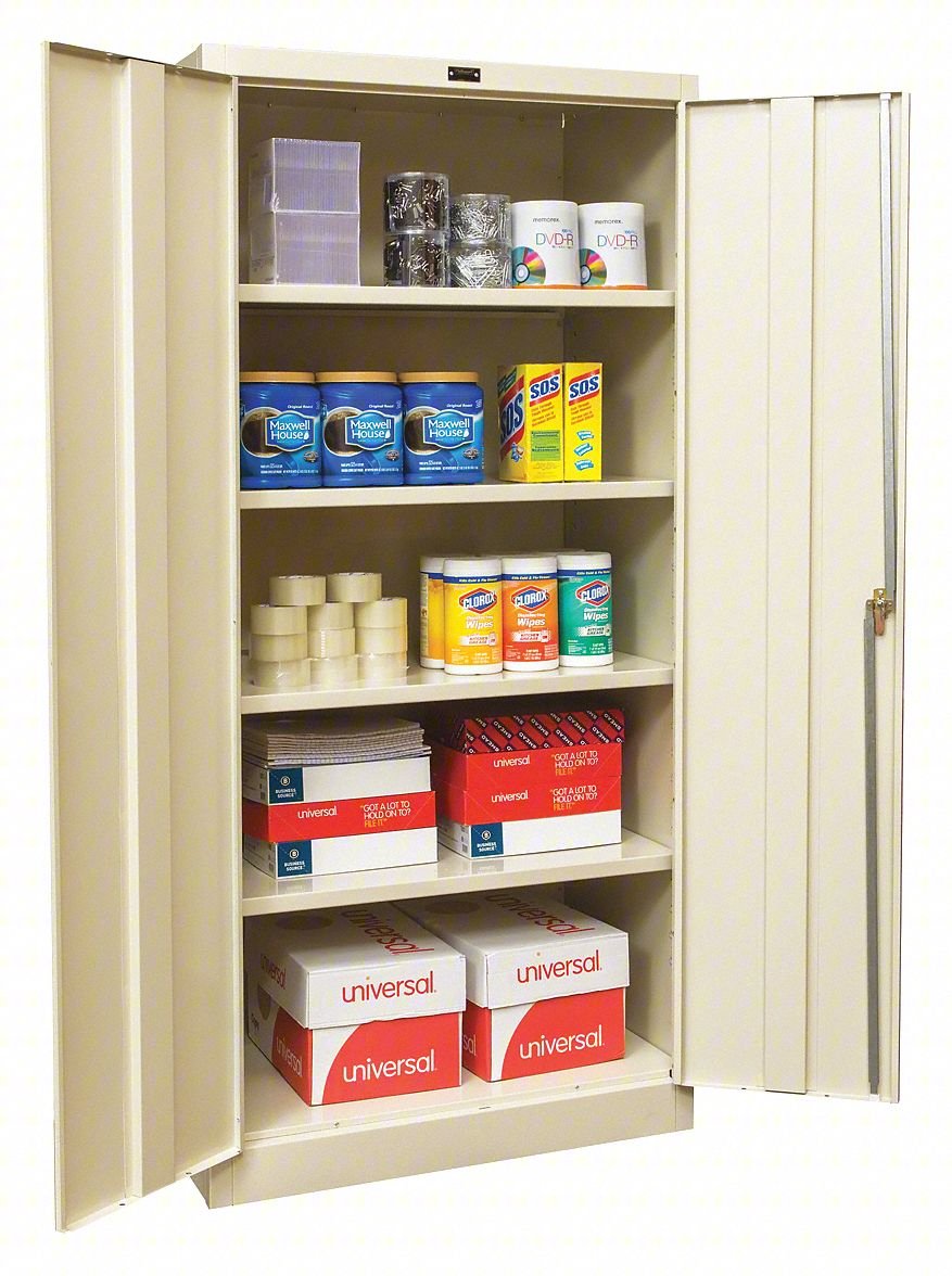 STORAGE CABINET: 36 IN X 24 IN X 78 IN,