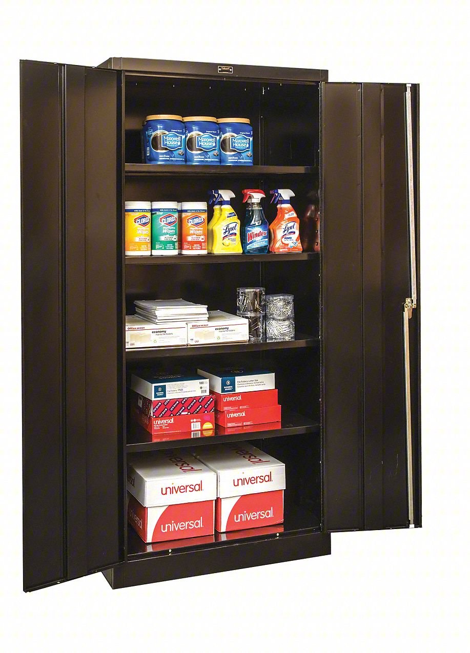 STORAGE CABINET: 36 IN X 24 IN X 78 IN,
