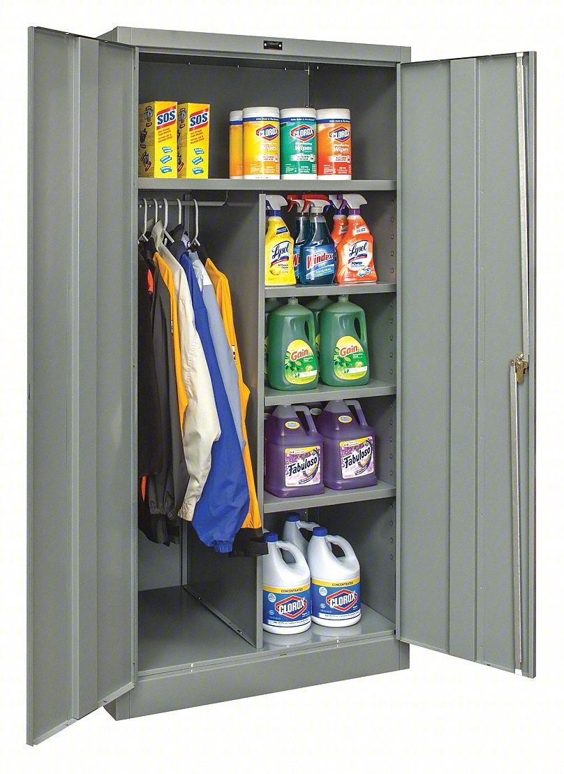 STORAGE CABINET: 48 IN X 24 IN X 78 IN,