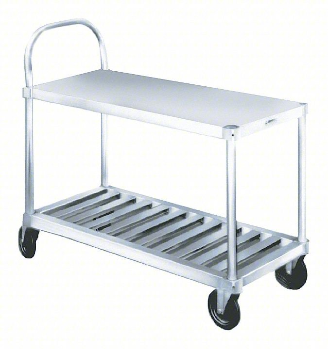 Metal Shelf Cart,600 lb,Aluminum