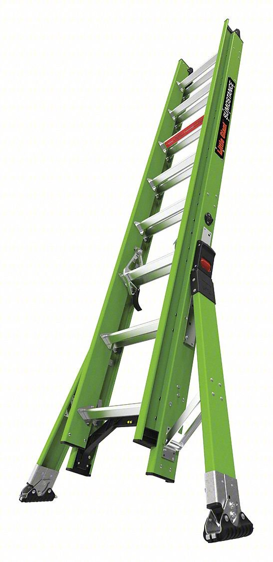 Extension Ladder,375 lb Ld Cap.,IAA Type