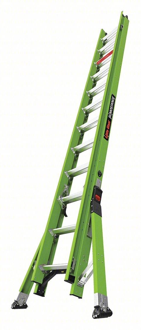 Extension Ladder,375 lb Ld Cap.,IAA Type