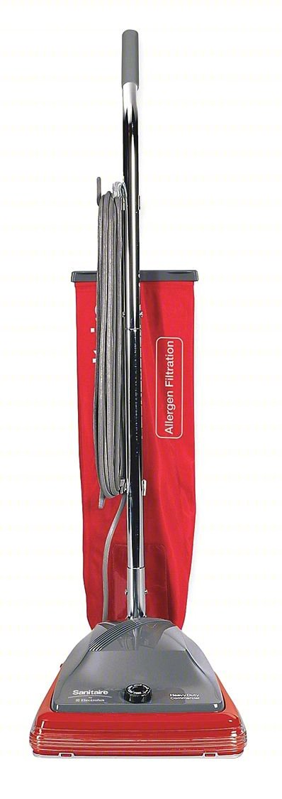 Upright Vacuum,145 cfm,12" CleaningPath