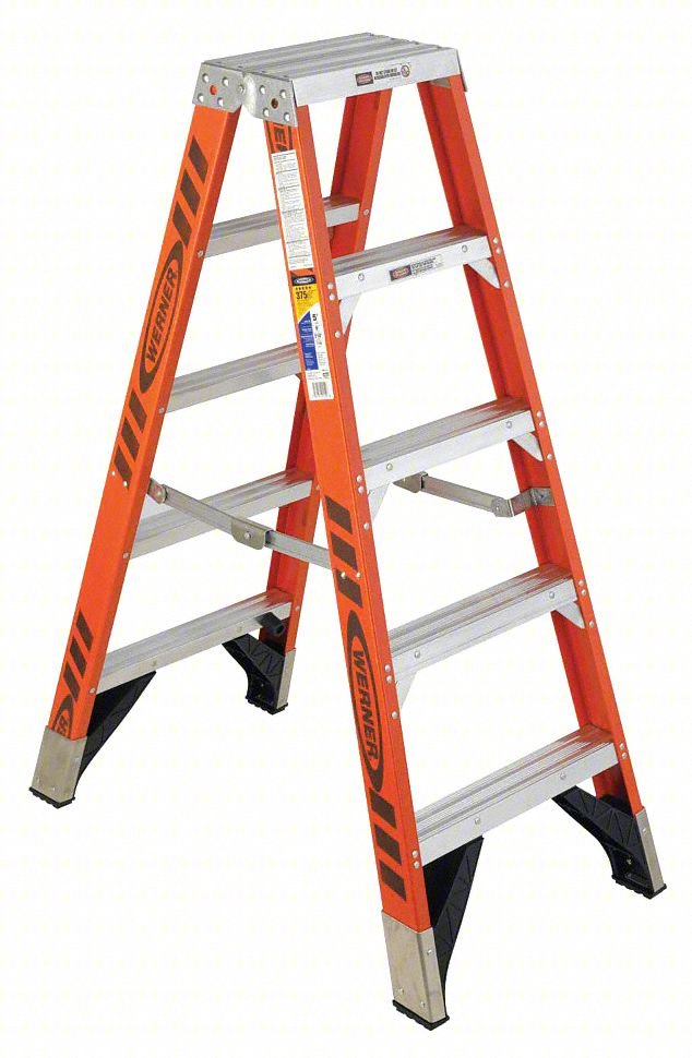 TWIN STEPLADDER: 5 FT LADDER SIZE, FIBER