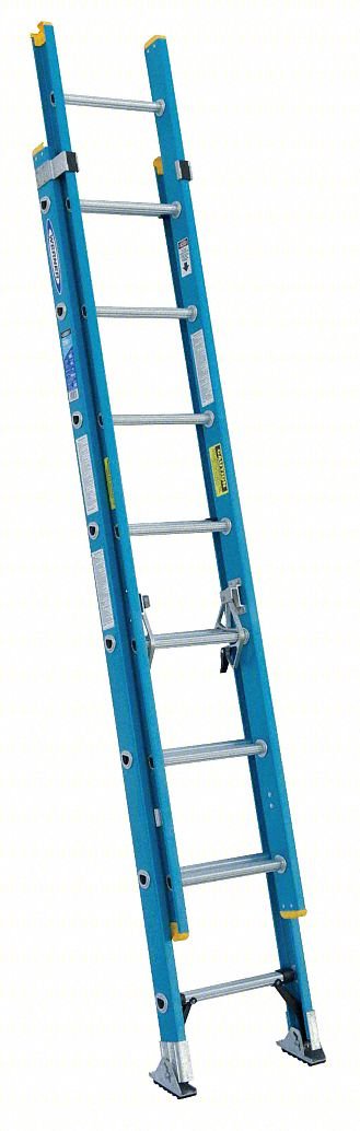 Extension Ladder,Fiberglass,16 ft.,I