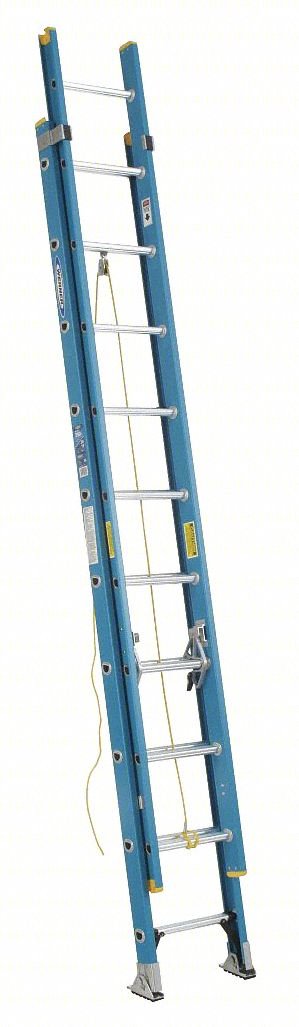 Extension Ladder,Fiberglass,20 ft.,I