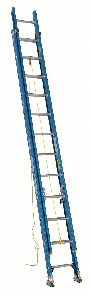 Extension Ladder,Fiberglass,24 ft.,I